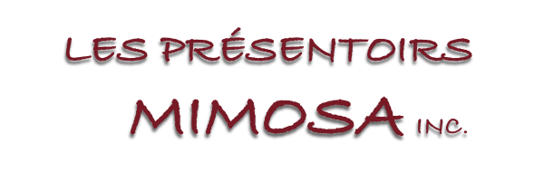 les pr&eacute;sentoirs mimosa